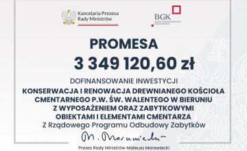 Powiat skutecznie zabiega o pieniądze na renowację zabytków!